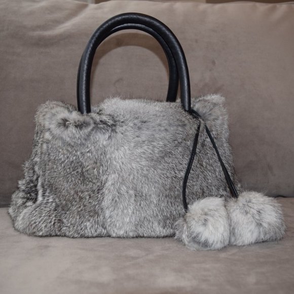 Danier Handbags - *HOST PICK* New~Fur Bag by Danier